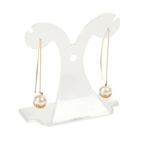 MAGGIO Cotton Pearl Threader Earrings Earrings