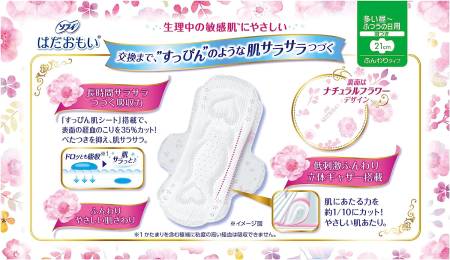 Unicharm Sofy Heavy Days Absorbent pads with wings, 26 pcs