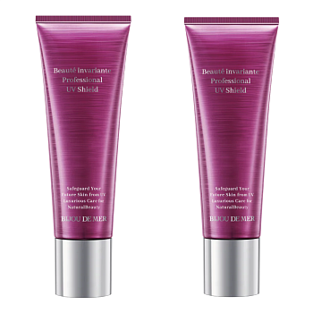 BIJOU DE MER Beauté Invariante Professional UV Shield Sunscreen, 2 for the price of 1, SPF50+ PA++++, 80 g
