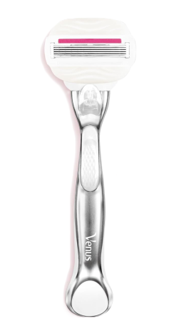Gillette Venus Comfortglide Strawberry Shaving machine for women with strawberry soap