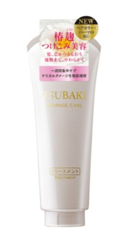 картинка Premium mask for damaged hair with Tsubaki Damage Care 180g, Shiseido магазин одежды и аксессуаров являющийся официальным дистрибьютором в России  Premium mask for damaged hair with Tsubaki Damage Care 180g, Shiseido