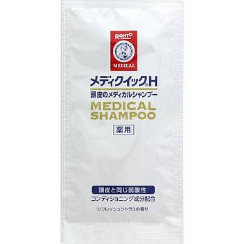 картинка ROHTO MEDIQUICK H Scalp Medical Shampoo Healing hair and scalp shampoo against itching and dandruff, a set of probes, 3 pieces of 10 ml магазин одежды и аксессуаров являющийся официальным дистрибьютором в России  ROHTO MEDIQUICK H Scalp Medical Shampoo Healing hair and scalp shampoo against itching and dandruff, a set of probes, 3 pieces of 10 ml