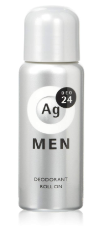 Shiseido Ag Deo 24 MEN Deodorant Rolll On Male Roller Deodorant with Silver Ions, 60ml