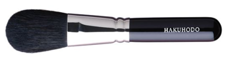 G5501BkSL Hakuhodo Blush Brush Round & Flat