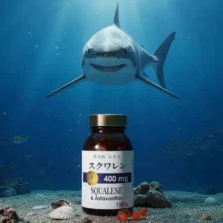 YUUGEN YouGenki Squalene & Astaxanthin, for 1-2 months