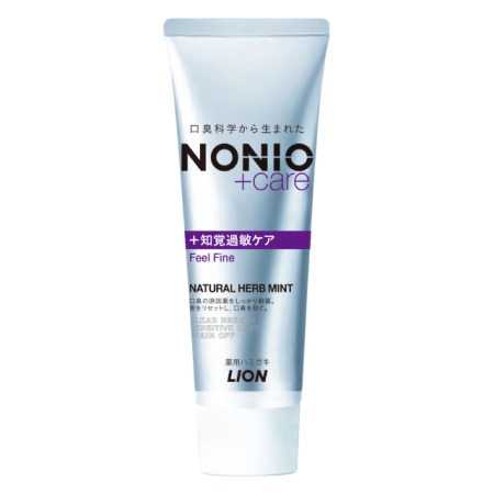 картинка LION Nonio+ Sensitive Care Toothpaste магазин одежды и аксессуаров являющийся официальным дистрибьютором в России  LION Nonio+ Sensitive Care Toothpaste