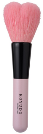картинка KOYUDO Blush Brush, H015 Heart Shaped Brush Series S blush Brush магазин одежды и аксессуаров являющийся официальным дистрибьютором в России  KOYUDO Blush Brush, H015 Heart Shaped Brush Series S blush Brush