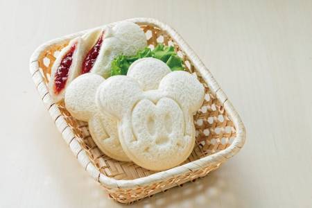 SKATER LSW1 the Mold for Bento "Mickey mouse" sandwich