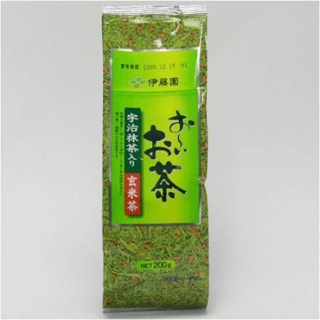 картинка Tea Japanese Green Tea ITOEN UjiMatcha blend Genmaicha 200g магазин одежды и аксессуаров являющийся официальным дистрибьютором в России  Tea Japanese Green Tea ITOEN UjiMatcha blend Genmaicha 200g