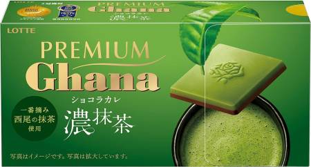 Lotte Premium Ghana Chocolate Dark Matcha
