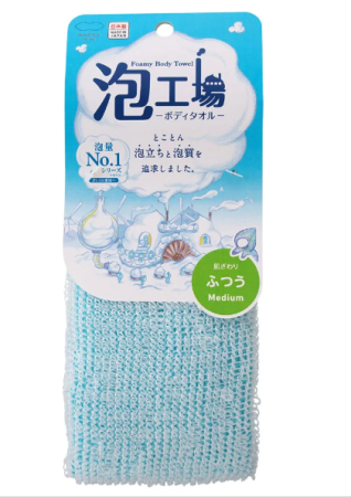 картинка MARNA Foam Factory Body Wash Towel магазин одежды и аксессуаров являющийся официальным дистрибьютором в России  MARNA Foam Factory Body Wash Towel