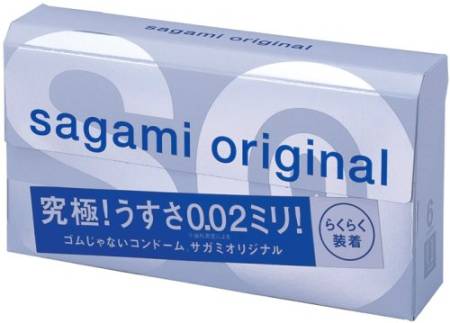 Condoms Sagami Original 0.02 quick 6 PCs