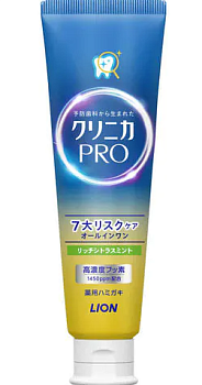 Купить LION Clinica PRO All-in-one Зубная паста с энзимами, цитрусовая мята на 36best.com — фото LION Clinica PRO All-in-one Зубная паста с энзимами, цитрусовая мята - фото