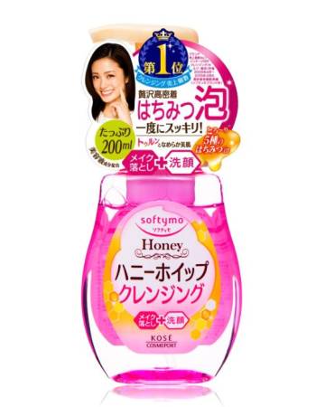 KOSE Cosmeport SOFTYMO Honey facial cleansing and makeup remover, 200 ml
