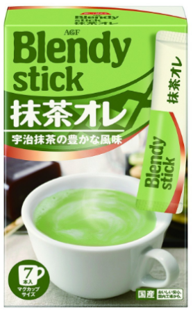 картинка AGF BLENDY STICK Matcha latte green tea milk, 6 pcs магазин одежды и аксессуаров являющийся официальным дистрибьютором в России  AGF BLENDY STICK Matcha latte green tea milk, 6 pcs