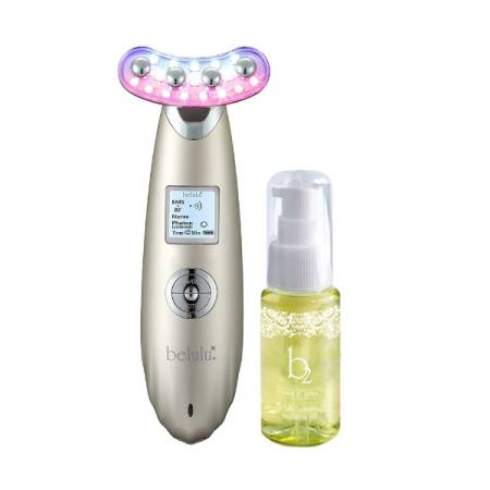 картинка The multipurpose cosmetology device Belulu Rebirth complete with b2 Moisture Gel gel, 50 g магазин одежды и аксессуаров являющийся официальным дистрибьютором в России  The multipurpose cosmetology device Belulu Rebirth complete with b2 Moisture Gel gel, 50 g