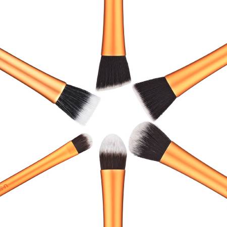 картинка USpicy brush Set makeup 6-piece with storage case магазин одежды и аксессуаров являющийся официальным дистрибьютором в России  USpicy brush Set makeup 6-piece with storage case