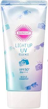 Купить Kose Cosmeport SunCut Light Up UV Essence Солнцезащитный крем с SPF 50+/PA++++, 80 гр на 36best.com — фото Kose Cosmeport SunCut Light Up UV Essence Солнцезащитный крем с SPF 50+/PA++++, 80 гр - фото