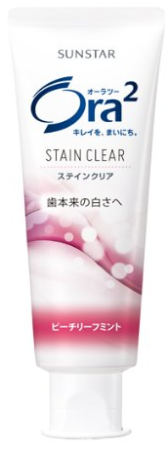 Toothpaste whitening peach SUNSTAR Ora2, 130 g