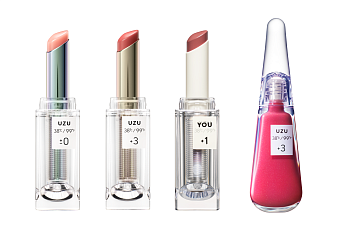 Flowfushi UZU HAPPY BAG Pink Lip set of 4 pieces