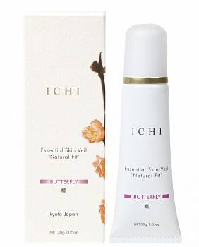 ICHI Essential Skin Veil “Natural fit” Тональный крем-вуаль с защитой от солнца, BUTTERFLY ICHI Essential Skin Veil “Natural fit” Тональный крем-вуаль с защитой от солнца, BUTTERFLY