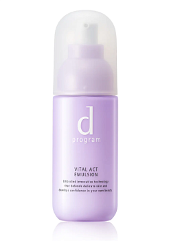 Купить Shiseido D-Program Vital Act Emulsion Эмульсия для лица, 100мл на 36best.com — фото Shiseido D-Program Vital Act Emulsion Эмульсия для лица, 100мл - фото