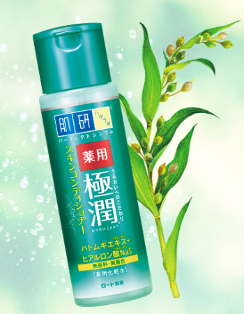 Rohto Hadalabo Gokujyun Medicated Skin Conditioner Moist Type moisturizing conditioner for the face, with a cooling effect