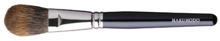 картинка Hakuhodo K008 Blush Brush round and flat магазин одежды и аксессуаров являющийся официальным дистрибьютором в России  Hakuhodo K008 Blush Brush round and flat