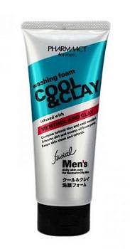 Купить PharmaAct Mens Whashing Foam Cool & Clay Мужская пенка для умывания с глиной, 130 гр на 36best.com — фото PharmaAct Mens Whashing Foam Cool & Clay Мужская пенка для умывания с глиной, 130 гр - фото