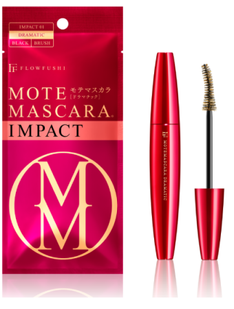 картинка Flowfushi Mote Mascara Dramatic IMPACT Mascara full volume & lash магазин одежды и аксессуаров являющийся официальным дистрибьютором в России  Flowfushi Mote Mascara Dramatic IMPACT Mascara full volume & lash