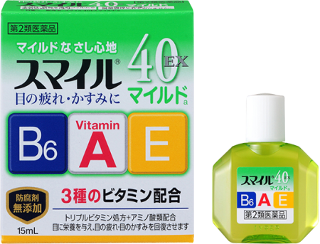 Eye drops Lion Smile 40 EX Mild, soft, 15ml
