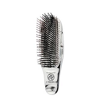 картинка S Heart S Scalp Brush Plus Short Silver  магазин одежды и аксессуаров являющийся официальным дистрибьютором в России  S Heart S Scalp Brush Plus Short Silver