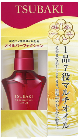 картинка PERFECTION SHISEIDO TSUBAKI OIL HAIR OIL hair Oil, 50ml магазин одежды и аксессуаров являющийся официальным дистрибьютором в России  PERFECTION SHISEIDO TSUBAKI OIL HAIR OIL hair Oil, 50ml