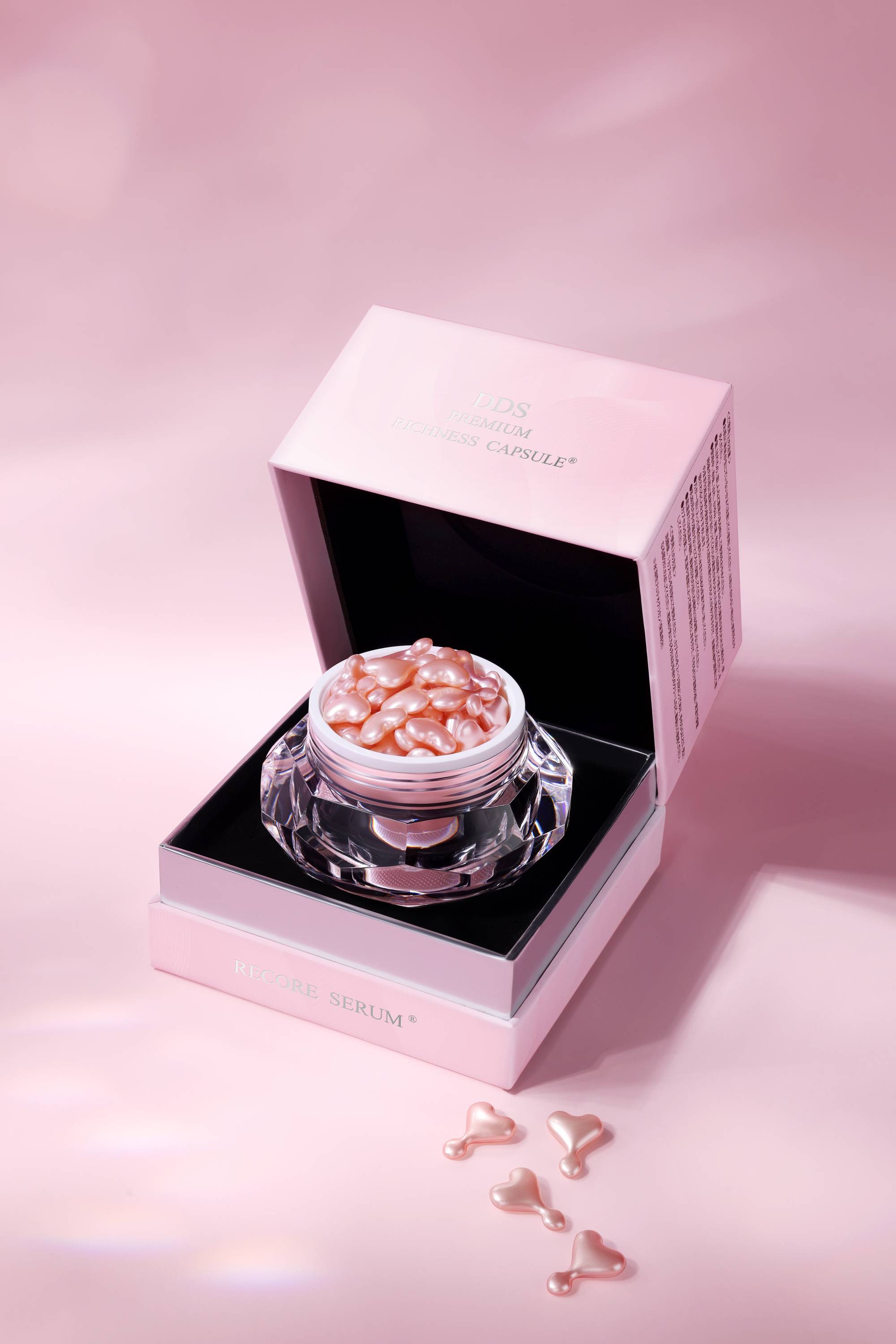 RECORESERUM BIJOU DE MER SERUM DDS PREMIUM Richness Capsule Капсульная сыворотка для упругой и гладкой кожи с факторами роста, 48 шт  - фото