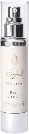 Japanese Skincare - Buy Crystal 121 EGF Rich Cream A rich rejuvenating cream with oligopeptides, 50g Online from Japan | 36Best Kawai Crystal 121 EGF Rich Cream A rich rejuvenating cream with oligopeptides, 50g
