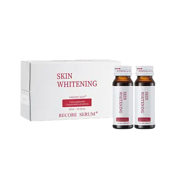 RECORESERUM Skin Whitening Radian Shot Antioxidant drink against pigmentation and glycation, 10 servings - Buy certified Japanese Health Supplements | 36Best Kawai RECORESERUM Skin Whitening Radian Shot Antioxidant drink against pigmentation and glycation, 10 servings