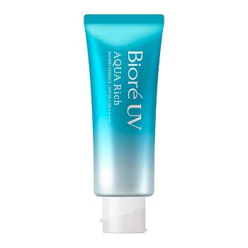 Купить KAO Biore Aqua Rich Watery Essence SPF 50 + PA++++ Солнцезащитный крем для лица и тела, 70 г на 36best.com — фото KAO Biore Aqua Rich Watery Essence SPF 50 + PA++++ Солнцезащитный крем для лица и тела, 70 г - фото
