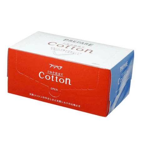 Japanese Skincare - Buy Shiseido Prepare Cotton Cosmetic wipes, on the basis of silk and cotton, 70pcs Online from Japan | 36Best Kawai Shiseido Prepare Cotton Cosmetic wipes, on the basis of silk and cotton, 70pcs