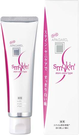 картинка APAGARD Smokin` toothpaste for special enamel care for smokers магазин одежды и аксессуаров являющийся официальным дистрибьютором в России  APAGARD Smokin` toothpaste for special enamel care for smokers