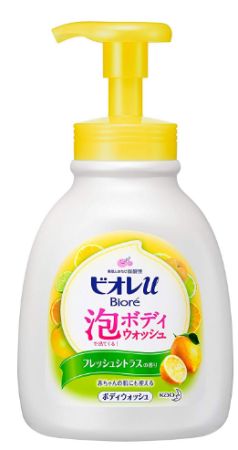 Japanese Skincare - Buy KAO BIORE Body wash citrus Cleansing body foam with citrus aroma Online from Japan | 36Best Kawai KAO BIORE Body wash citrus Cleansing body foam with citrus aroma