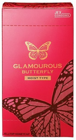 Condoms Jex glamorous butterfly with the abundant lubrication No. 12