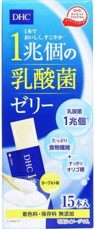 DHC 1 trillion lactic acid bacteria, jelly sticks (15 pcs x 15 g) - Buy certified Japanese Health Supplements | 36Best Kawai DHC 1 trillion lactic acid bacteria, jelly sticks (15 pcs x 15 g)