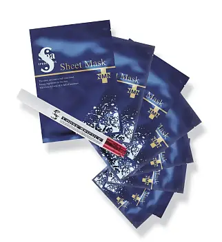 Купить Spa Treatment eX Loose Spickle & NMN Sheet Mask 4-недельный интенсивный уход для упругости кожи с сывороткой и тканевыми масками на 36best.com — фото Spa Treatment eX Loose Spickle & NMN Sheet Mask 4-недельный интенсивный уход для упругости кожи с сывороткой и тканевыми масками - фото