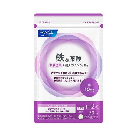 FANCL Iron with folic acid, for 1 month