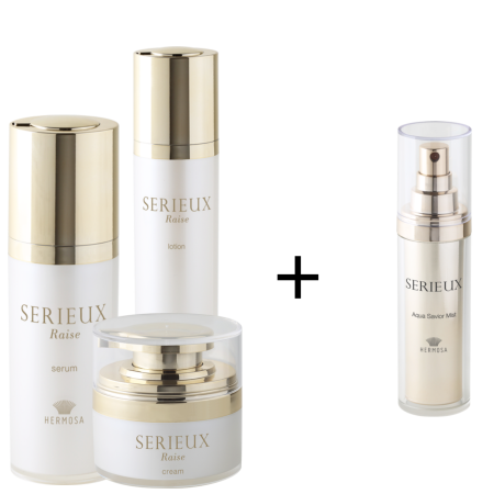 HERMOSA SERIEUX Raise A set of tools from the line + a full-size mist as a gift