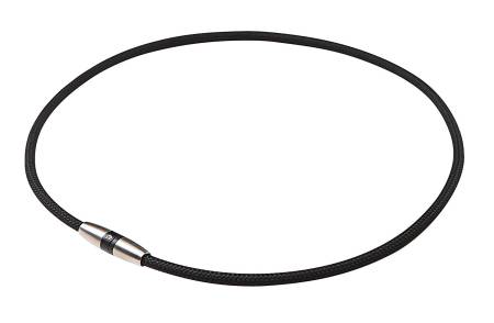 Phiten RAKUWA magnetic titanium necklace Magnetic necklace, black