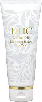 Купить DHC Mineral Silk Moist Forming Wash Увлажняющая минеральная пенка для умывания с экстрактом шелка, 100 гр на 36best.com — фото DHC Mineral Silk Moist Forming Wash Увлажняющая минеральная пенка для умывания с экстрактом шелка, 100 гр - фото