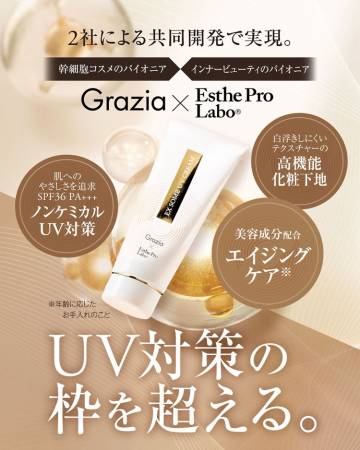 DIREIA GRAZIA ESTHE PRO LABO EX Some UV Cream Sunscreen SPF36 / PA+++ with NMN and exosomes, 80 g