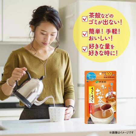 картинка ITOEN Smooth Hoji Tea магазин одежды и аксессуаров являющийся официальным дистрибьютором в России  ITOEN Smooth Hoji Tea