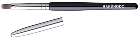 картинка B516BkSL Hakuhodo Concealer Brush 10 Brush for lips магазин одежды и аксессуаров являющийся официальным дистрибьютором в России  B516BkSL Hakuhodo Concealer Brush 10 Brush for lips